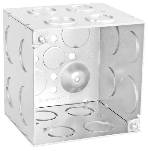 4 square 3-1/2 in. extra deep junction box|Garvin 52181.